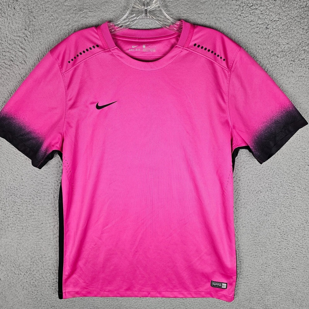 Nike Laser III Soccer Jersey Mens L Dri-Fit Sweat-Wicking Performance 725896-616